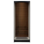 All State ASMMS271-DW Micro Market Display with Manhattan Walnut Slats 27
